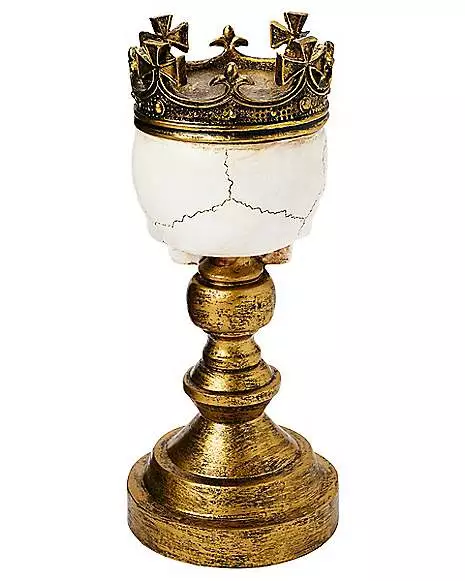 Crowned Skull Candle Holder 4 Crowned Skull Candle Holder - Image 2