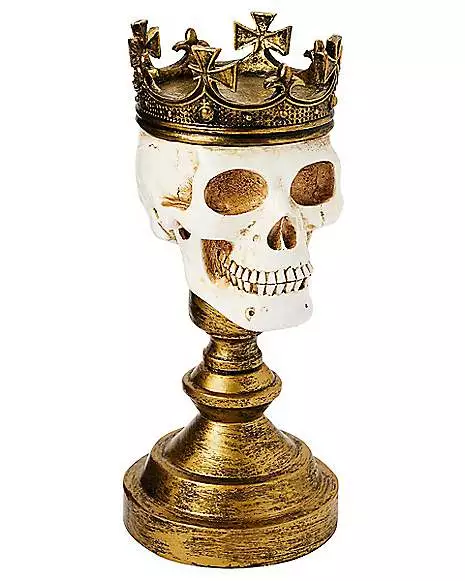 Crowned Skull Candle Holder 5 Crowned Skull Candle Holder - Image 3