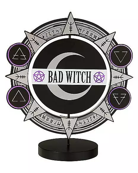 Spinning Bad Witch Good Witch Tabletop Sign 5 Spinning Bad Witch Good Witch Tabletop Sign - Image 3