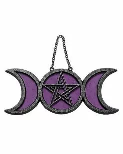 Mystical Arts Moon Phase Glass Sign