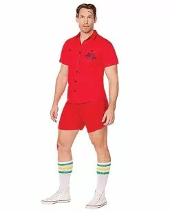 Adult Camp Crystal Lake Button Down Shirt - Friday The 13th 7 Adult Camp Crystal Lake Button Down Shirt - Friday The 13th -Spirit Halloween Shop 01565647 c