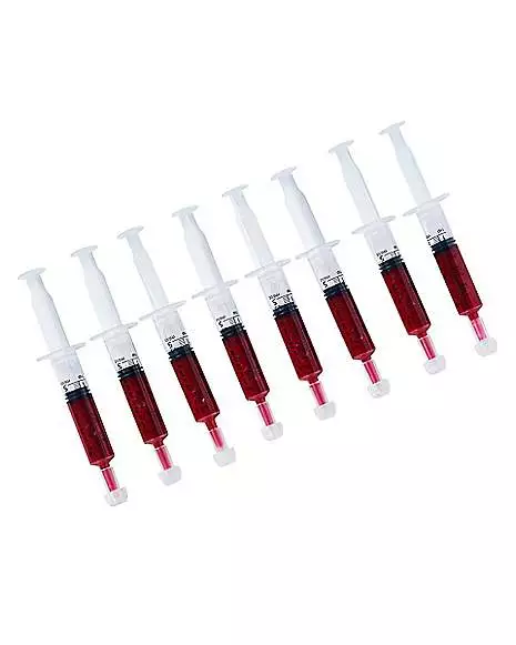 Blood Slime Syringes - 8 Pack 3 Blood Slime Syringes - 8 Pack