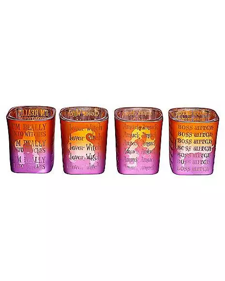 Hocus Pocus Mini Glass Set 4 Pack - Disney 3 Hocus Pocus Mini Glass Set 4 Pack - Disney
