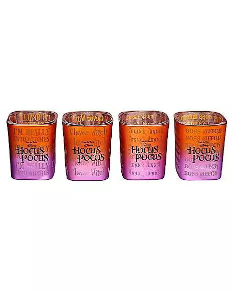 Hocus Pocus Mini Glass Set 4 Pack - Disney 4 Hocus Pocus Mini Glass Set 4 Pack - Disney - Image 2