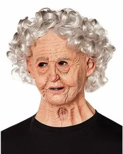 Grandma Full Mask -Spirit Halloween Shop 01570795 b