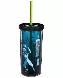 The Haunted Mansion Cup With Straw - Disney 7 The Haunted Mansion Cup With Straw - Disney -Spirit Halloween Shop 01572379 c