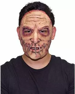 Stitched Smile Half Mask