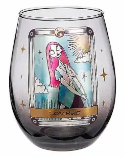 Star-Crossed Lovers Drinkware Set 2 Pack 20 Oz. - The Nightmare Before 6 Star-Crossed Lovers Drinkware Set 2 Pack 20 Oz. - The Nightmare Before -Spirit Halloween Shop 01580745 b