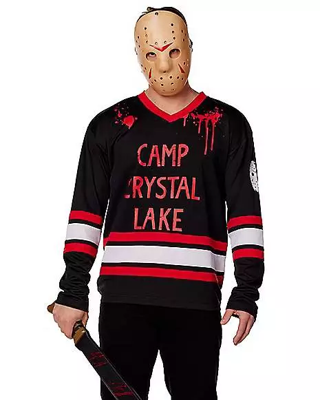 Camp Crystal Lake Hockey Jersey - Friday The 13th 3 Camp Crystal Lake Hockey Jersey - Friday The 13th
