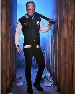 Adult Jason Voorhees Varsity Jacket - Friday The 13th