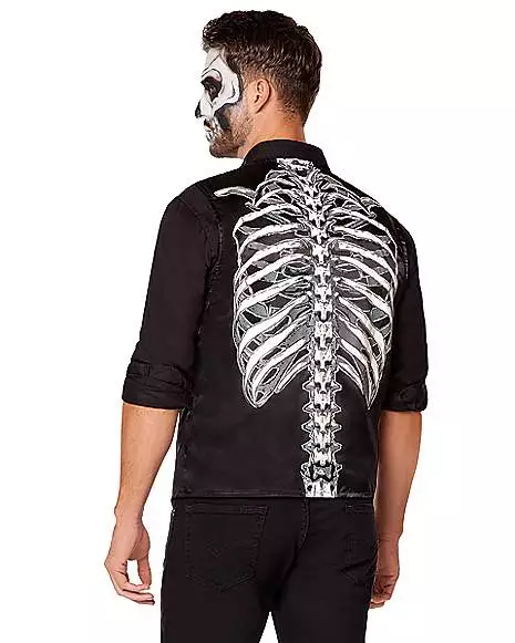 Adult Skeleton Vest 4 Adult Skeleton Vest - Image 2