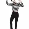Adult Creepy Mime Costume 1 Adult Creepy Mime Costume -Spirit Halloween Shop 01589175 a