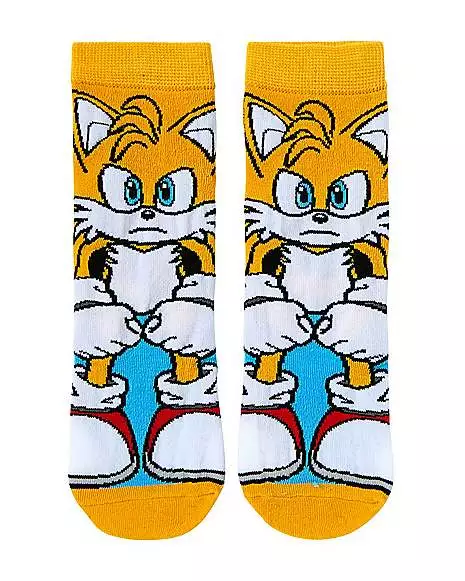 Tails Crew Socks - Sonic The Hedgehog 3 Tails Crew Socks - Sonic The Hedgehog