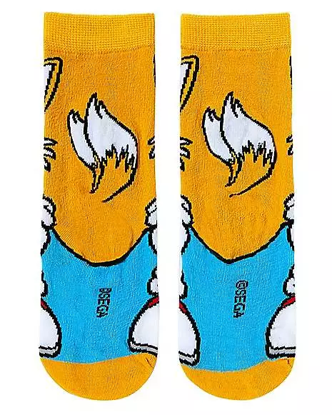 Tails Crew Socks - Sonic The Hedgehog 4 Tails Crew Socks - Sonic The Hedgehog - Image 2