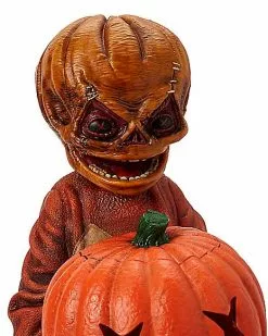 Light-Up Unmasked Sam Statue - Trick 'r Treat 14 Light-Up Unmasked Sam Statue - Trick 'r Treat -Spirit Halloween Shop 01590710 e