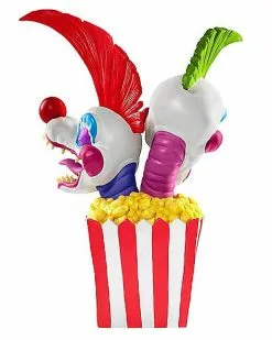 Light-Up Killer Klown Popcorn Statue - Killer Klowns From Outer Space -Spirit Halloween Shop 01590751 c