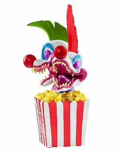 Light-Up Killer Klown Popcorn Statue - Killer Klowns From Outer Space -Spirit Halloween Shop 01590751 d
