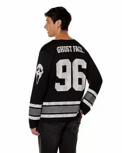 Adult Ghost Face Jersey 6 Adult Ghost Face Jersey -Spirit Halloween Shop 01591049 b