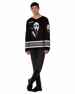 Adult Ghost Face Jersey 7 Adult Ghost Face Jersey -Spirit Halloween Shop 01591049 c
