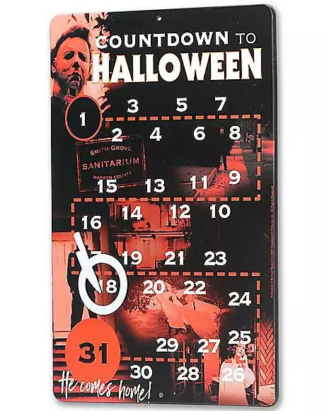 Countdown To Halloween Sign - Halloween 4 Countdown To Halloween Sign - Halloween - Image 2
