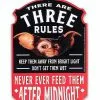 Three Rules Gizmo Sign - Gremlins 1 Three Rules Gizmo Sign - Gremlins -Spirit Halloween Shop 01591791 a