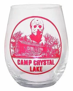 Camp Crystal Lake Stemless Glass - Friday The 13th