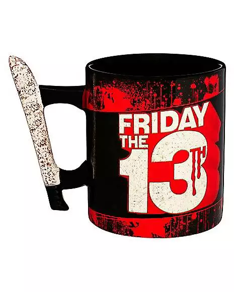 Molded Machete Handle Jason Voorhees Coffee Mug 20 Oz. - Friday The 13 4 Molded Machete Handle Jason Voorhees Coffee Mug 20 Oz. - Friday The 13 - Image 2