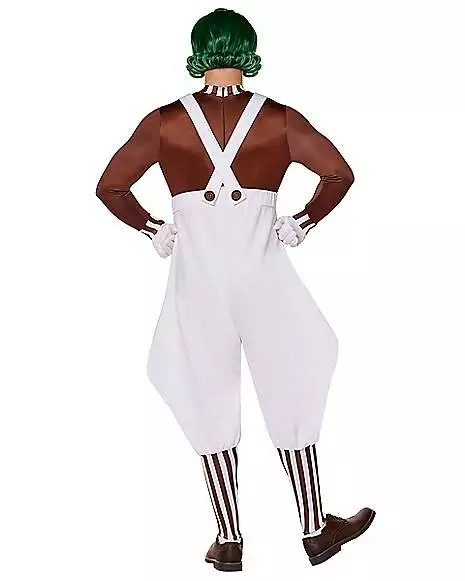 Adult Oompa Loompa Costume - Willy Wonka And The Chocolate Factory 4 Adult Oompa Loompa Costume - Willy Wonka And The Chocolate Factory - Image 2