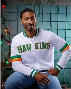 Adult Hawkins Track Jacket - Stranger Things 7 Adult Hawkins Track Jacket - Stranger Things -Spirit Halloween Shop 01596717 c