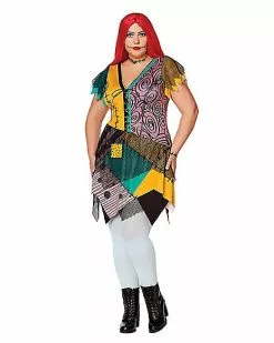 Adult Sally Dress - The Nightmare Before Christmas 8 Adult Sally Dress - The Nightmare Before Christmas -Spirit Halloween Shop 01597483 c