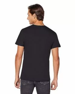 Happy Leatherface T Shirt - Texas Chainsaw Massacre 6 Happy Leatherface T Shirt - Texas Chainsaw Massacre -Spirit Halloween Shop 01598036 b