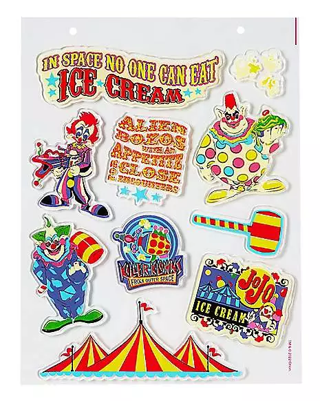 Killer Klowns From Outer Space Gel Clings - 2 Pack 4 Killer Klowns From Outer Space Gel Clings - 2 Pack - Image 2