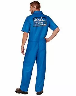 Adult Rod's Pipe And Drain Jumpsuit Costume 5 Adult Rod's Pipe And Drain Jumpsuit Costume -Spirit Halloween Shop 01599448 b