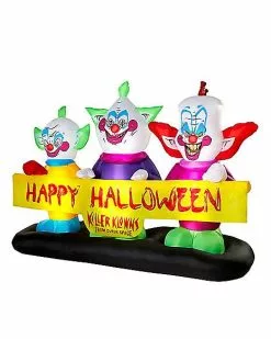 5.5 Ft Killer Klowns From Outer Space Inflatable 10 5.5 Ft Killer Klowns From Outer Space Inflatable -Spirit Halloween Shop 01602234 d