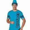Adult Cerulean Crayon Costume Kit - Crayola 2 Adult Cerulean Crayon Costume Kit - Crayola -Spirit Halloween Shop 01602465 a