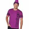 Vivid Violet Crayon Costume Kit - Crayola 2 Vivid Violet Crayon Costume Kit - Crayola -Spirit Halloween Shop 01602499 a