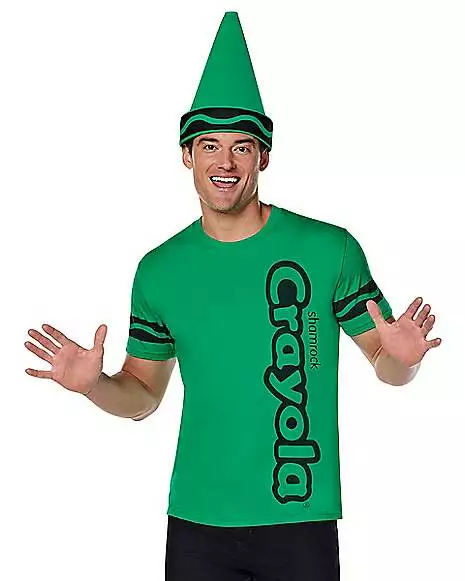 Shamrock Green Crayon Costume Kit - Crayola 3 Shamrock Green Crayon Costume Kit - Crayola