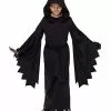 Kids Hooded Black Robe Costume 2 Kids Hooded Black Robe Costume -Spirit Halloween Shop 01602622 a