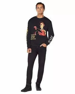 Michael Myers One Good Scare Sweatshirt - Halloween 7 Michael Myers One Good Scare Sweatshirt - Halloween -Spirit Halloween Shop 01602887 c