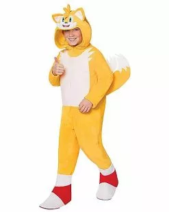 Kids Tails One Piece Costume - Sonic The Hedgehog