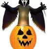 6 Ft Light-Up Ghost Face Inflatable 2 6 Ft Light-Up Ghost Face Inflatable -Spirit Halloween Shop 01603679 a