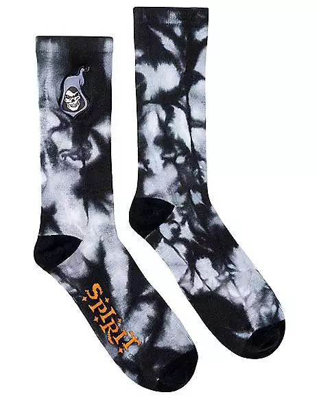 Spirit Halloween Tie Dye Crew Socks 2 Spirit Halloween Tie Dye Crew Socks