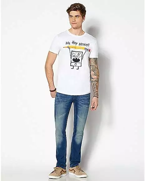 Me Hoy Minoy SpongeBob T Shirt - Nickelodeon 5 Me Hoy Minoy SpongeBob T Shirt - Nickelodeon - Image 3