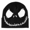 Glow In The Dark Jack Skellington Face Beanie Hat - The Nightmare Befo 1 Glow In The Dark Jack Skellington Face Beanie Hat - The Nightmare Befo -Spirit Halloween Shop 03659836 a