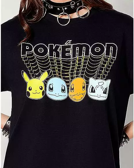 Faces Pokemon T Shirt 4 Faces Pokemon T Shirt - Image 2