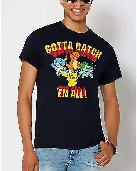 Gotta Catch 'Em All T Shirt - Pokemon 3 Gotta Catch 'Em All T Shirt - Pokemon