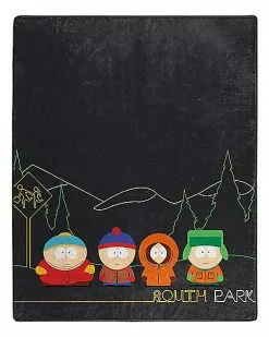 South Park Neon Boys Sherpa Fleece Blanket