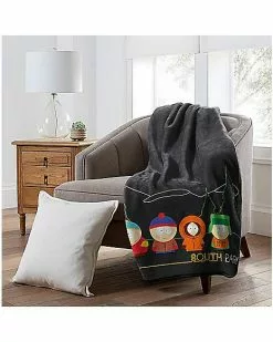 South Park Neon Boys Sherpa Fleece Blanket -Spirit Halloween Shop 04127577 c