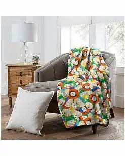 South Park Neon Boys Sherpa Fleece Blanket -Spirit Halloween Shop 04127577 d