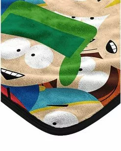 South Park Neon Boys Sherpa Fleece Blanket -Spirit Halloween Shop 04127577 e
